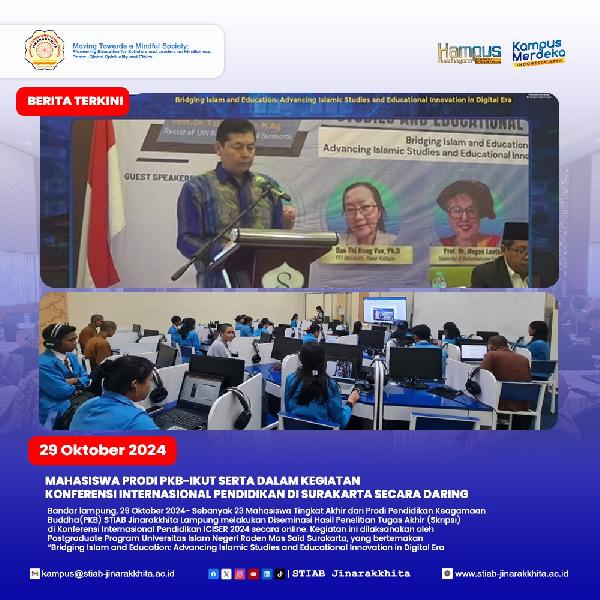 Mahasiswa Prodi PKB - Ikut Serta dalam Kegiatan Konferensi Internasional Pendidikan Di Surakarta Sec